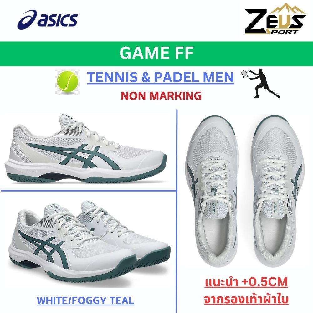 รองเท้าเทนนิสผู้ชาย [TENNIS MEN] สำหรับผู้เล่นเทนนิสที่เล่นอย่างจริงจัง (แนะนำไซส์ + 0.5CM จากรองเท้าผ้าใบ) ค่ะ * — صورة 7