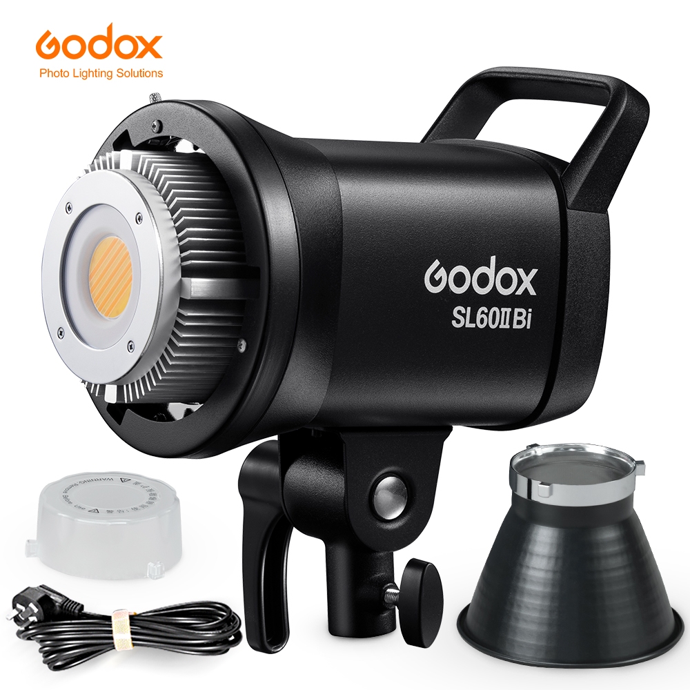 Godox SL60IID/SL60IIBI ไฟวิดีโอ LED 2.4G การควบคุมไร้สายและบลูทูธ, ไฟต่อเนื่องสําหรับการถ่ายภาพ