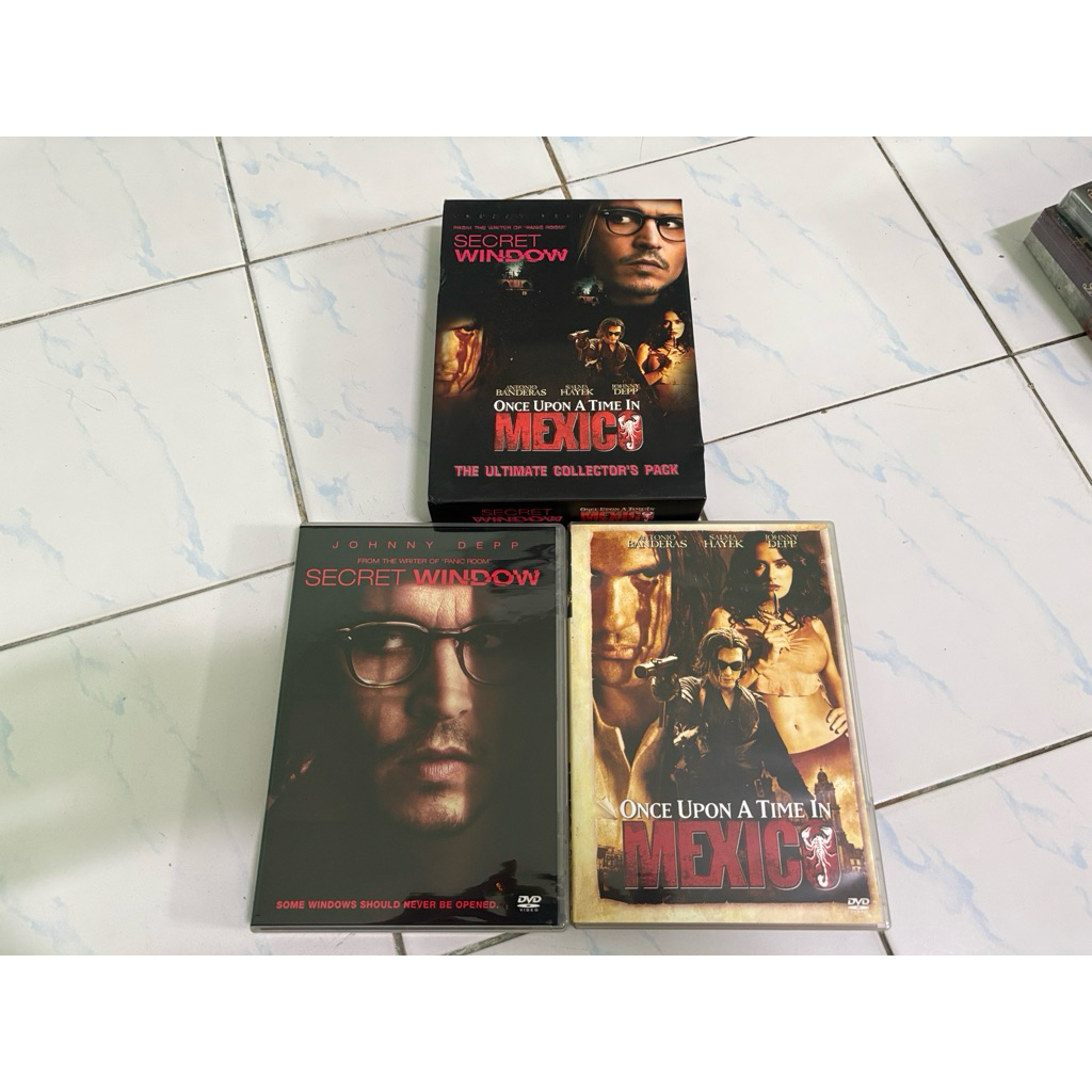 DVD : ONCE UPON A TIME IN MEXICO + SECRET WINDOW.