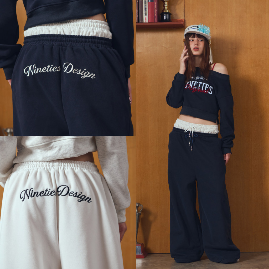 Nineties Design : Sport Nostalgia Long Pants กางเกงวอร์มขายาว รุ่น Briar
