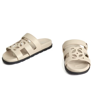 O&B รองเท้าหนังแพะ รุ่น CAIRO SANDALS IN BARE BEIGE-11276SG00701F_H5BEXX