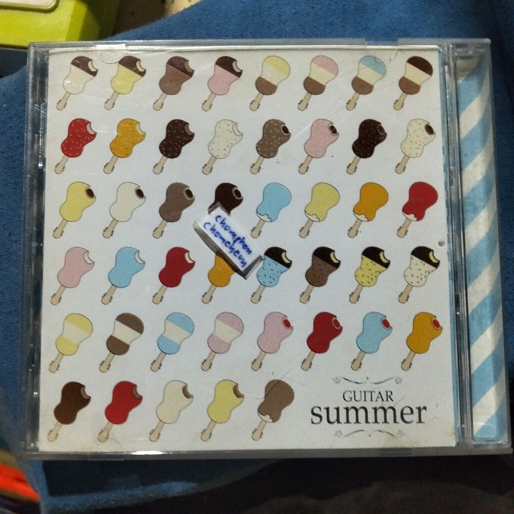 cd guitar summer แผ่นสวย รวมเพลงค่ายbakery music 16เพลง ศิลปิน yokee playboy,p.o.p,บอย ตรัย, pause, 