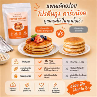 โปรขายดี แป้งแพนเค้กโปรตีนถุงเล็ก Protein Pancake Mix [small 180g]
