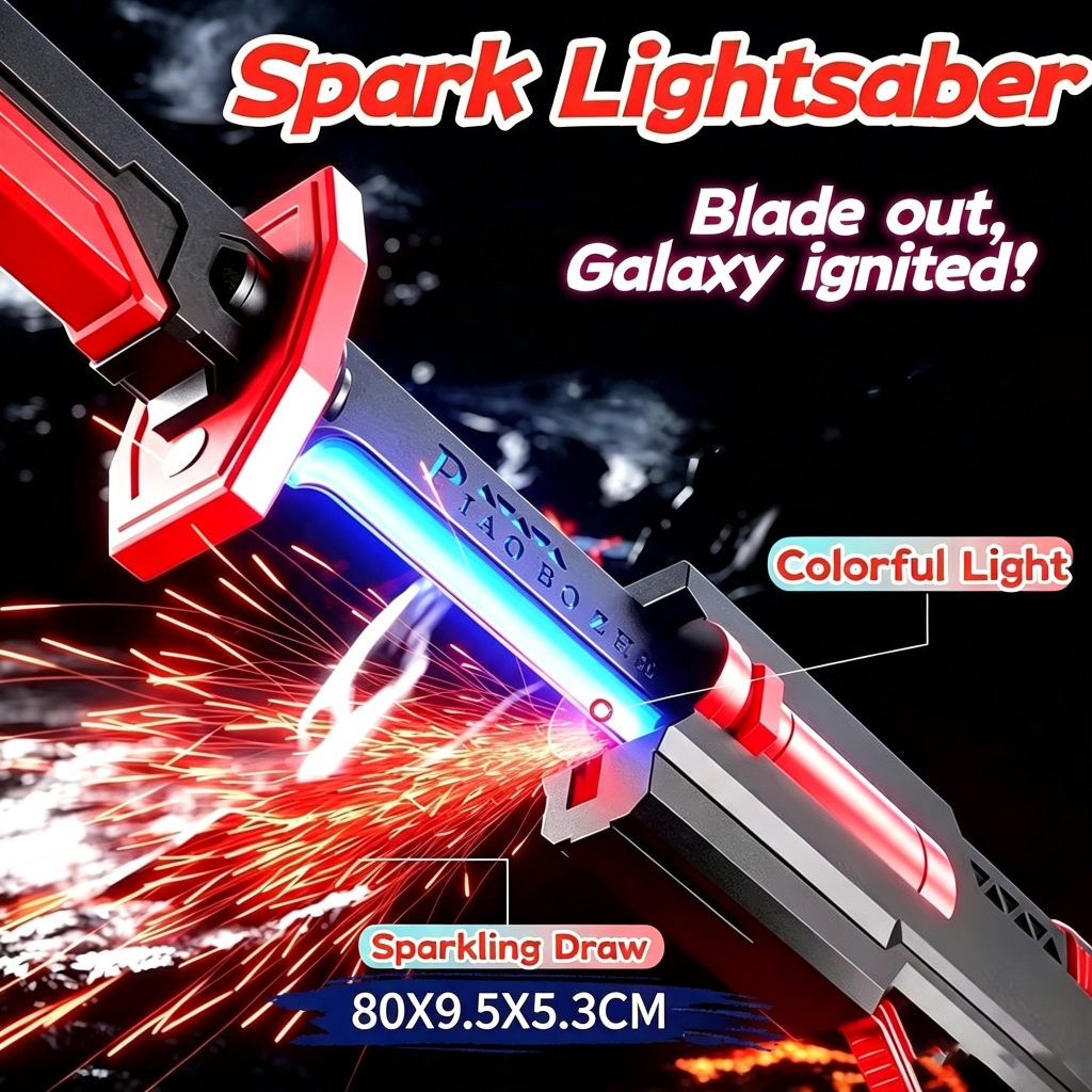 ของขวัญเด็ก ของเล่น ของเล่นเด็ก ดาบเลเซอร์ LED Lightsaber เปลี่ยนสีสวยงาม 7 สี มีเสียง พ่นหมอกได้ ของเล่นมีไฟ ใช้ง่าย