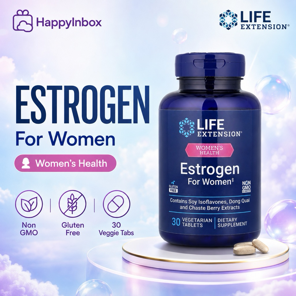 💗 Life Extension Estrogen for Women บำรุงสมดุลฮอร์โมน เสริมสุขภาพและความสมบูรณ์ของสตรี