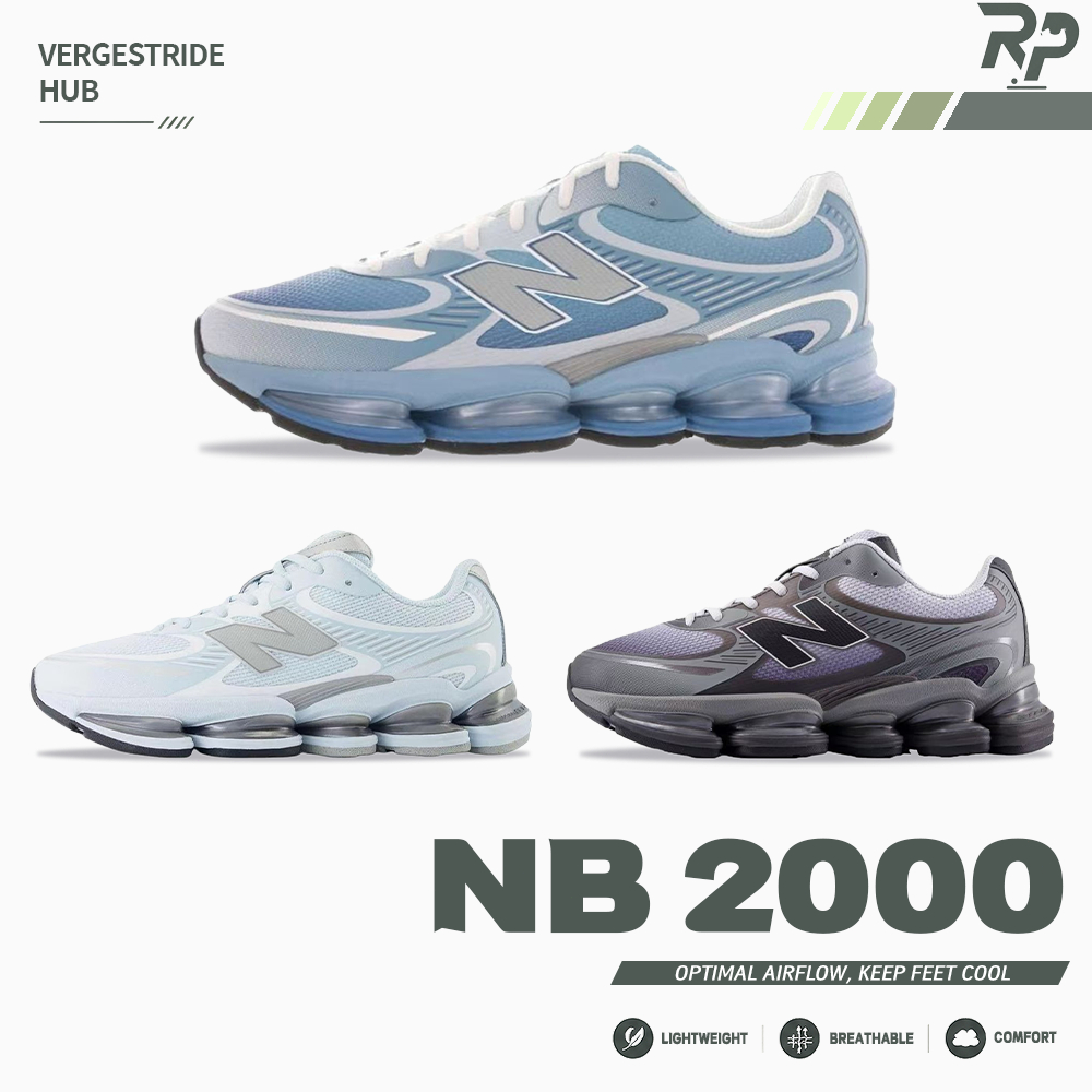 🌏 100% สินค้าแท้👟 NB 2000 รองเท้ากีฬาสำหรับชายหญิง