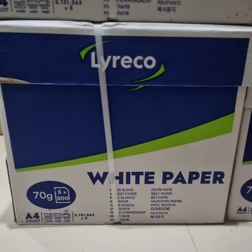 กระดาษ A4 ขายยกลัง Lyreco หนา 70 แกรม