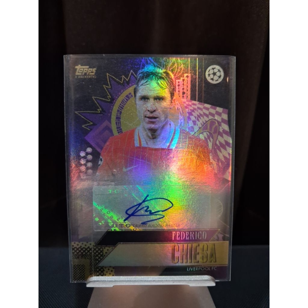 2024/25 TOPPS UEFA CHAMPIONS LEAGUE GOLD : FEDERICO CHIESA / LIVERPOOL