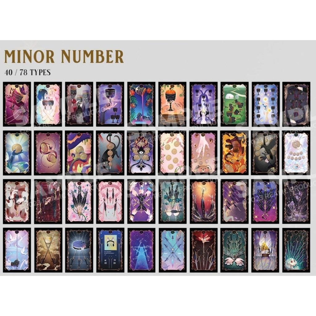 ARP VTUBER (Minor Number ไพ่ทองแดง ไพ่นัมเบอร์) ไพ่อาคาน่า ARP Algor Arcana 2023