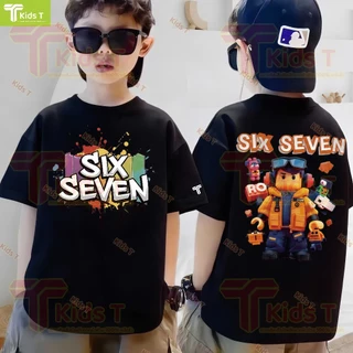 「งานเกรดพรีเมียม งานเกรด A」 เสื้อยืดเด็ก เสื้อเด็กผู้ชาย เด็กผู้หญิง เสื้อผ้าเด็ก คอตตอนแท้ ระบายอากาศดี นุ่มใส่สบาย #6