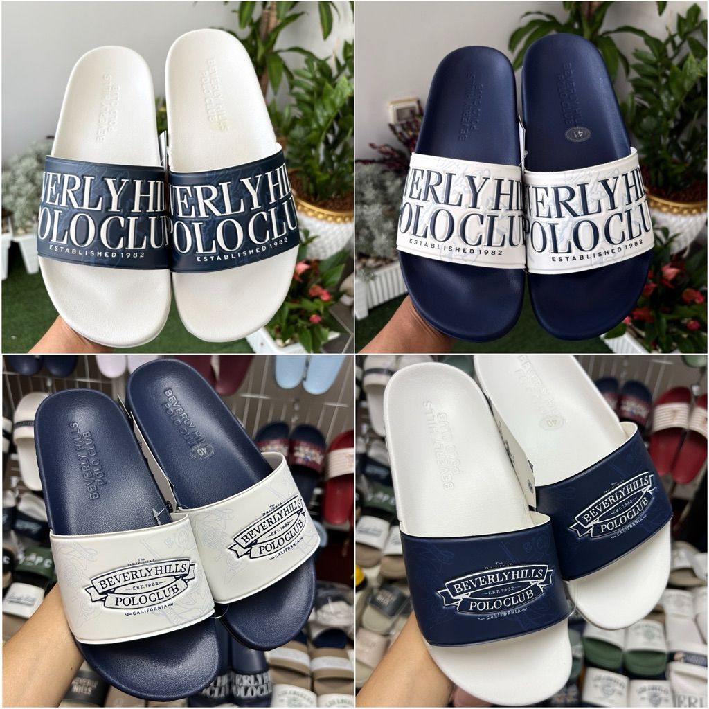 พร้อมส่ง‼️🎉รองเท้าแตะ Beverly hills polo club รุ่นใหม่สำหรับผู้ชาย #รองเท้าน้องหมีpolo #newcollectio