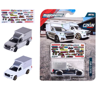 C2Kun|รถกระบะคอกซิ่งกระบะตู้ทึบมาจอเร็ตต์ Majorette Isuzu d-max transport pick up งานลิขสิทธิ์แท้