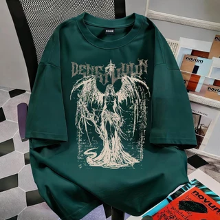 「งานเกรดพรีเมียม งานเกรด A」เสื้อยืดคอกลมผู้หญิง เสื้อ ผญ แฟชั่น เสื้อยืดแขนสั้นผู้หญิง คอตตอนแท้ ระบายอากาศดี #4