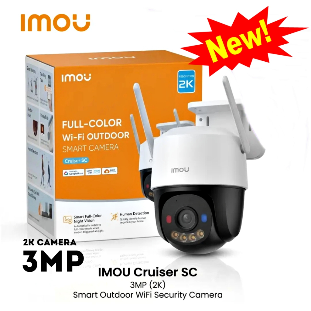 ⚡️กล้องวงจรปิดไร้สาย⚡️IMOU Cruiser SC 3MP & 5MP Smart WiFi Security Camera Outdoor