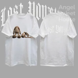(COD) Angle Official เสื้อยืดผู้หญิงแขนสั้น ลายตุ๊กตากระต่ายน่ารัก ทรงหลวม โอเวอร์ไซซ์ ผ้านุ่ม ใส่สบาย แฟชั่นเกาหลี