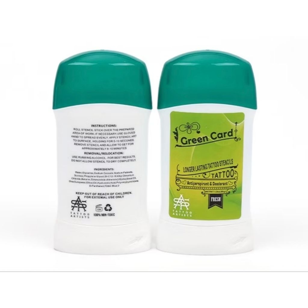 ครีมลอกลายสักgreen cardขนาด60g คุณภาพสูง สำหรับการสักมืออาชีพ