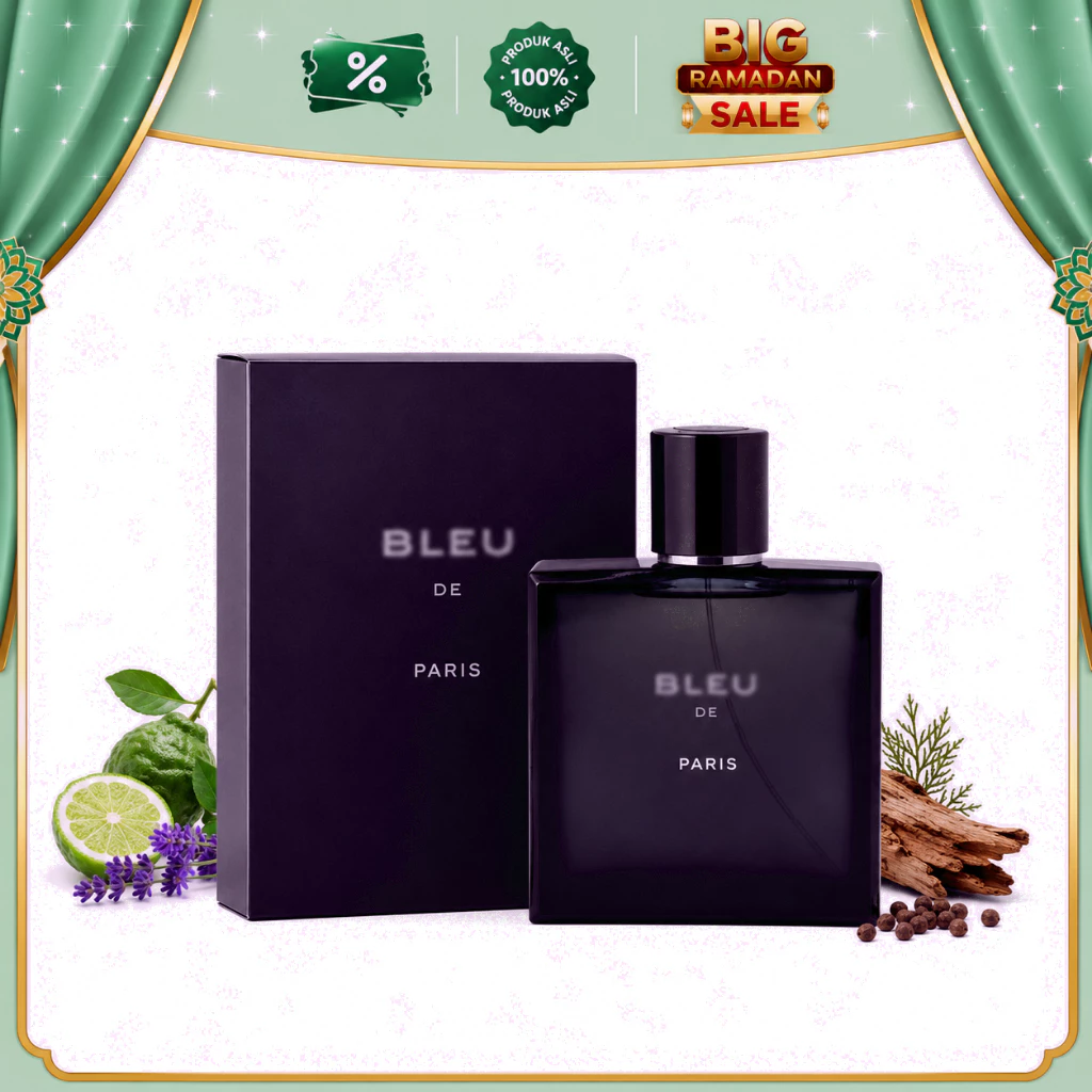 Bleu De EDP 100ml + EDT 100ml – 2 ระดับความเข้มข้น กลิ่นไม้หอมติดทน หรูหรา ทรงพลัง ใช้ได้ทุกโอกาส