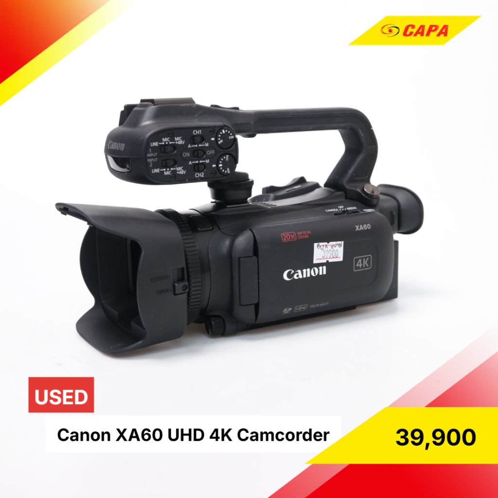 [USED] Canon XA60 UHD 4K Camcorder / BOX / อดีตศูนย์ไทย