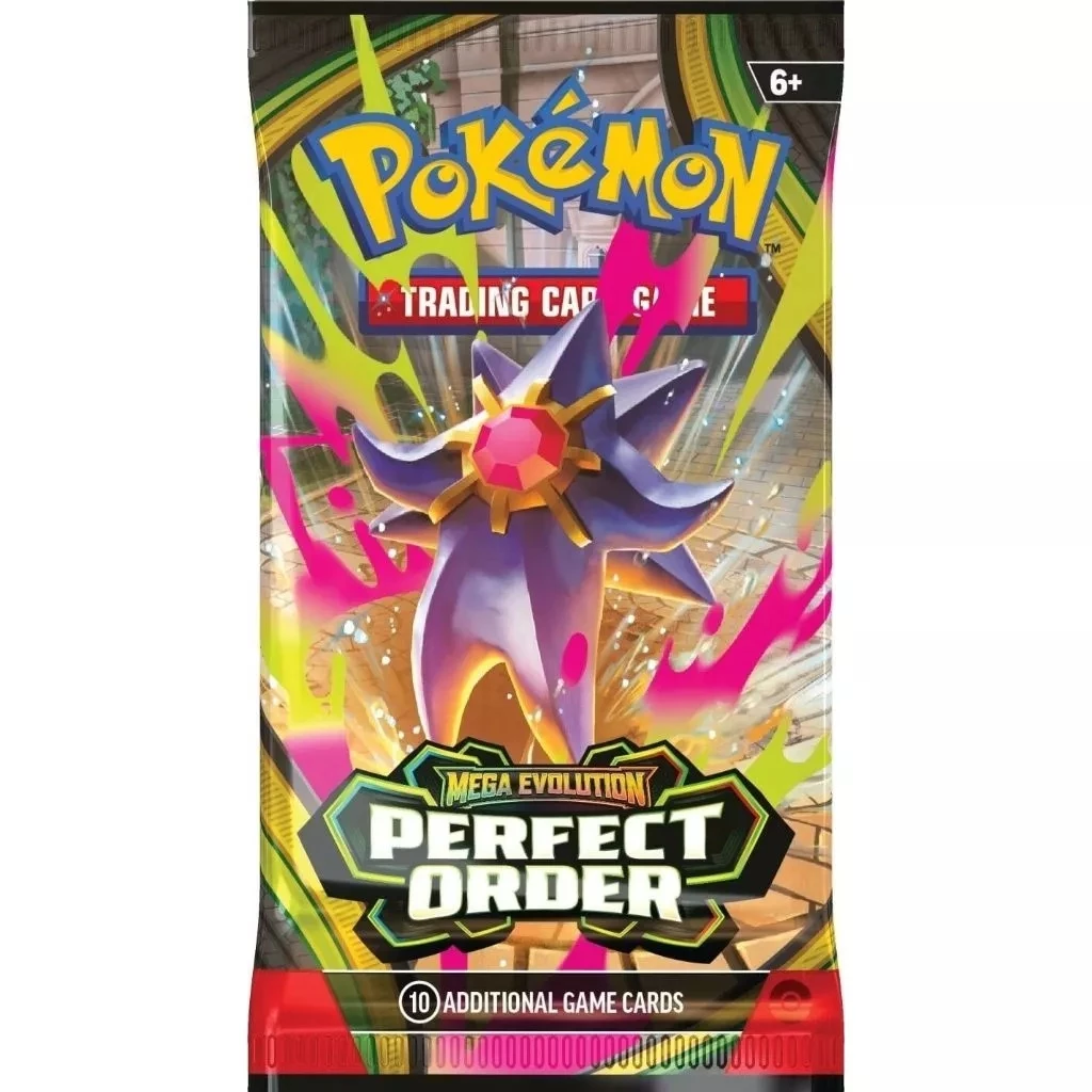 โปเกมอน การ์ดสะสมของแท้ Mega Evolution Perfect Order ซองสุ่มการ์ด Pokémon ลุ้นการ์ดหายาก สำหรับนักสะสม พร้อมส่ง thumbnail 5