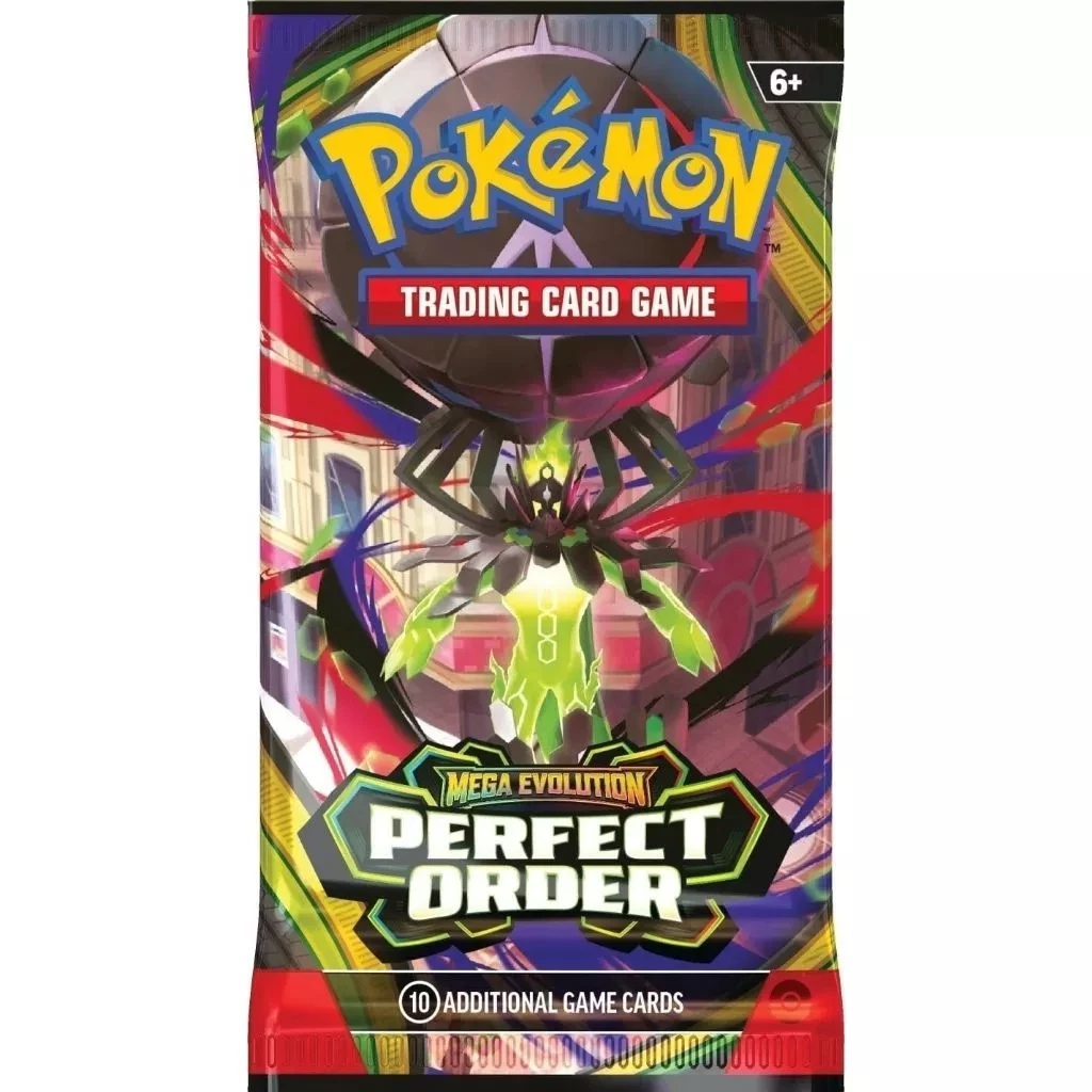 โปเกมอน การ์ดสะสมของแท้ Mega Evolution Perfect Order ซองสุ่มการ์ด Pokémon ลุ้นการ์ดหายาก สำหรับนักสะสม พร้อมส่ง thumbnail 7