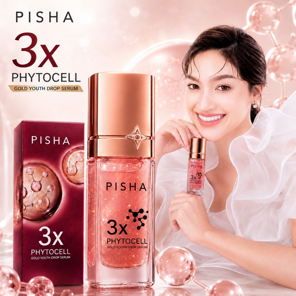 PISHA 3xPhytoCell Gold Youth Drop Serum