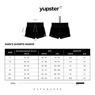 YUPSTER กางเกงวิ่ง รุ่น Enduro | Men Running Shorts - Pathmaker Collection