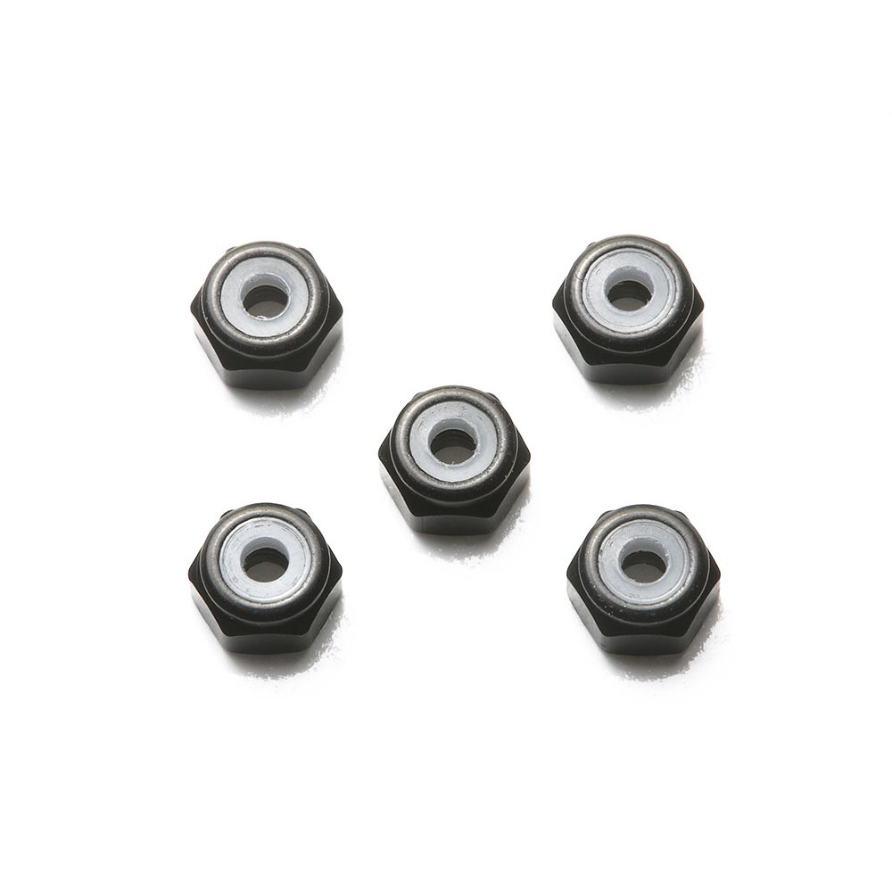 TAMIYA 95719 2mm ALUMINUM LOCK NUT (BLACK, 5PCS.) Limited Edition