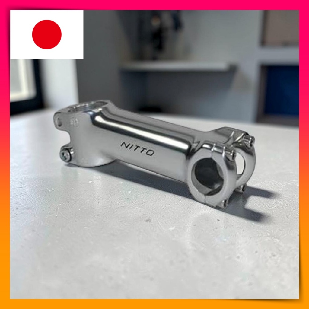 NITTO NJ89 EX Stem 110mm 25.4mm 28.6mm Silver Aluminum Bicycle Bike