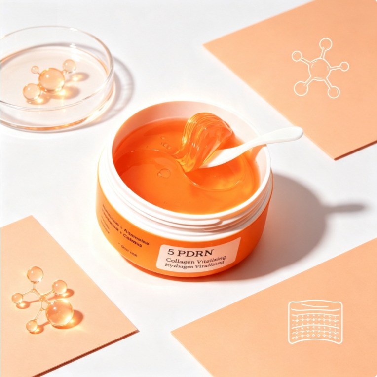 COSRX 5-PDRN Collagen Eye Patches แผ่นแปะไฮโดรเจล คอลลาเจน PDRN บำรุงรอบดวงตา 60แผ่น