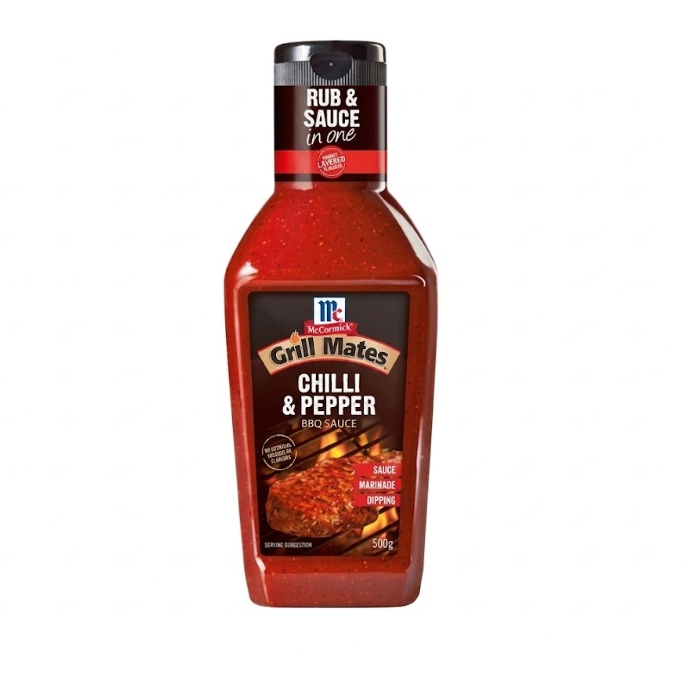 McCormick Grill Mates Chilli & Pepper BBQ Sauce (Marinade • Sauce • Dip) 500 g