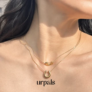 URPALS สร้อยคอ สร้อยคอสายฝอ Stainless ไม่ลอกไม่ดำ แพ้ง่ายใส่ได้