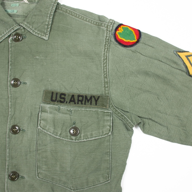 US ARMY P64 OG-107 SHIRT (USED)