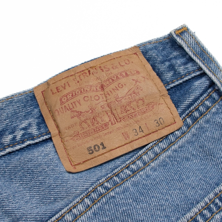 Levi's 501 MADE IN U.S.A. WPL423 กางเกงยีนส์ ขายาว มือสอง