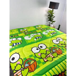 Aใหม่ ผ้าห่ม 6 ฟุต (180x200cm) ผ้าคอตตอน ใยสังเคราะห์คุณภาพดี นุ่มฟูสบาย ระบายอากาศดี ไม่ร้อน ไม่อับชื้น