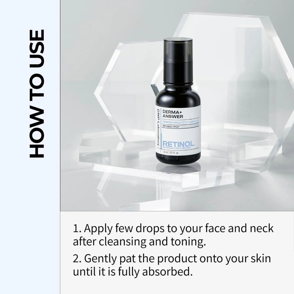 [แอมพูลเรตินอล] CNP Derma+ Answer Tension Angle-Fit 5:1 Ampule 30ml EXP.10.10.2027 รูปที่ 5