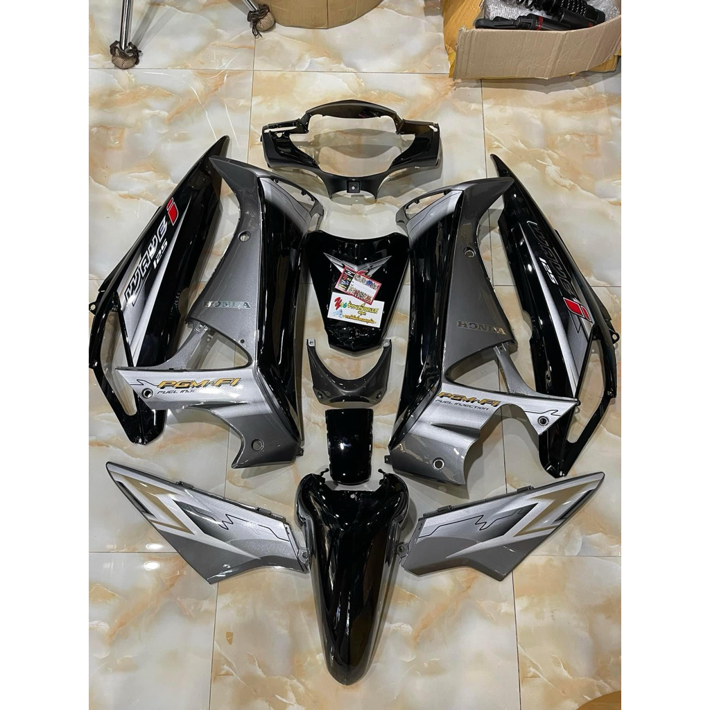 ชุดสี Wave 125i ไฟเลี้ยวบังลม ปี2007 (งานน้ายศอยุธยา)