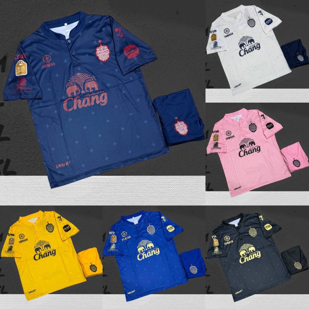 ชุดกีฬาบุรีรัมย์ (เสื้อพร้อมกางเกงครบเซ็ต) เสื้อบอล ชุดบอล มีไซส์ M L XL ใส่ได้ทั้งชายและหญิง