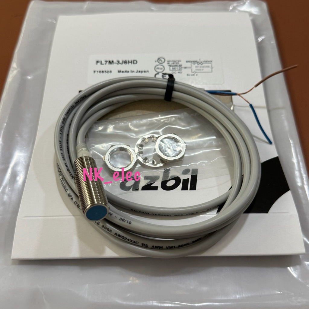 FL7M-3J6HD Proximity Sensor  ระยะจับ 3มิล  ไฟ 10-30VDC 2 สาย  NO พร้อมส่ง🇹🇭