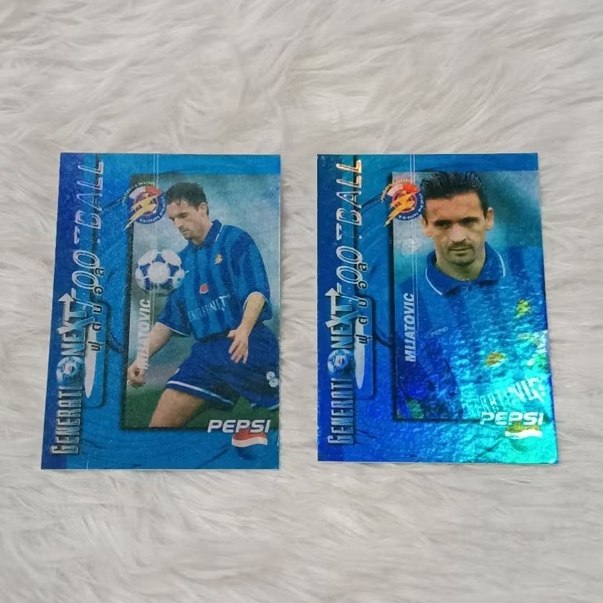 การ์ดฟุตบอล เปรดราก มิยาโตวิช (Predrag Mijatović) 1998 GENERATION NEXT FOOTBALL PEPSI  #การ์ดฟุตบอล 