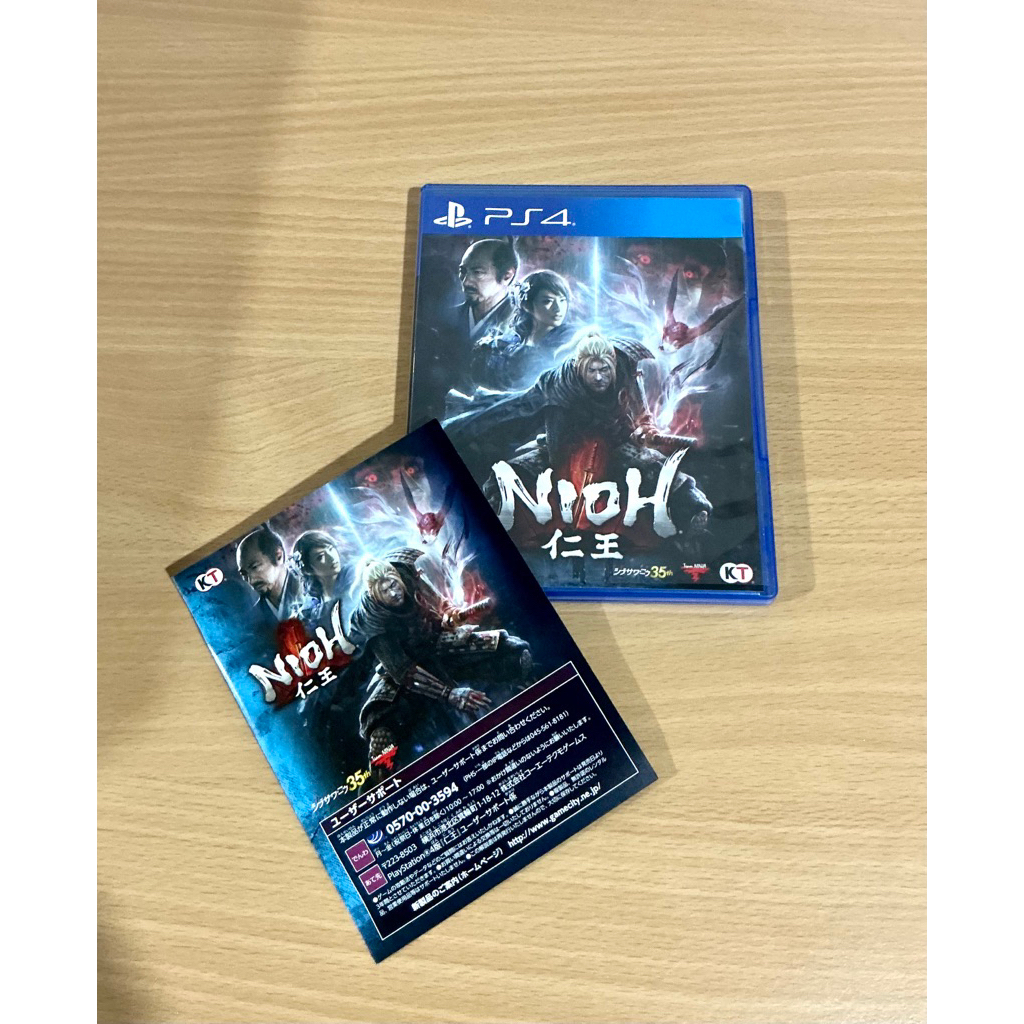 แผ่นเกมส์ Ps4 NIOH แผ่นเกมส์ ps4 Z2 ภาษาอังกฤษ game Nioh สภาพใหม่เอี่ยม แผ่นสวยใส เล่นกับ Ps5 ได้