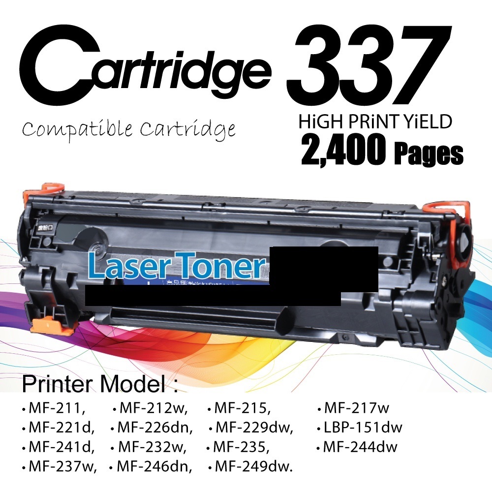 ตลับหมึกโทนเนอร์ Canon 337A รุ่นเครื่อง MF211/MF212w/MF221d/MF215/MF217w/MF220/MF226dn/MF232w/235/MF