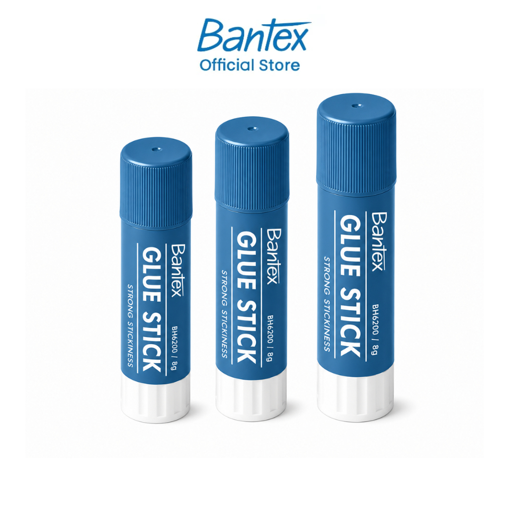 Bantex กาวแท่ง กาวติดกระดาษ 4ขนาด 8/15/21/36กรัม แห้งไว ไม่เป็นคราบ กาวคุณภาพสูง Glue Stick