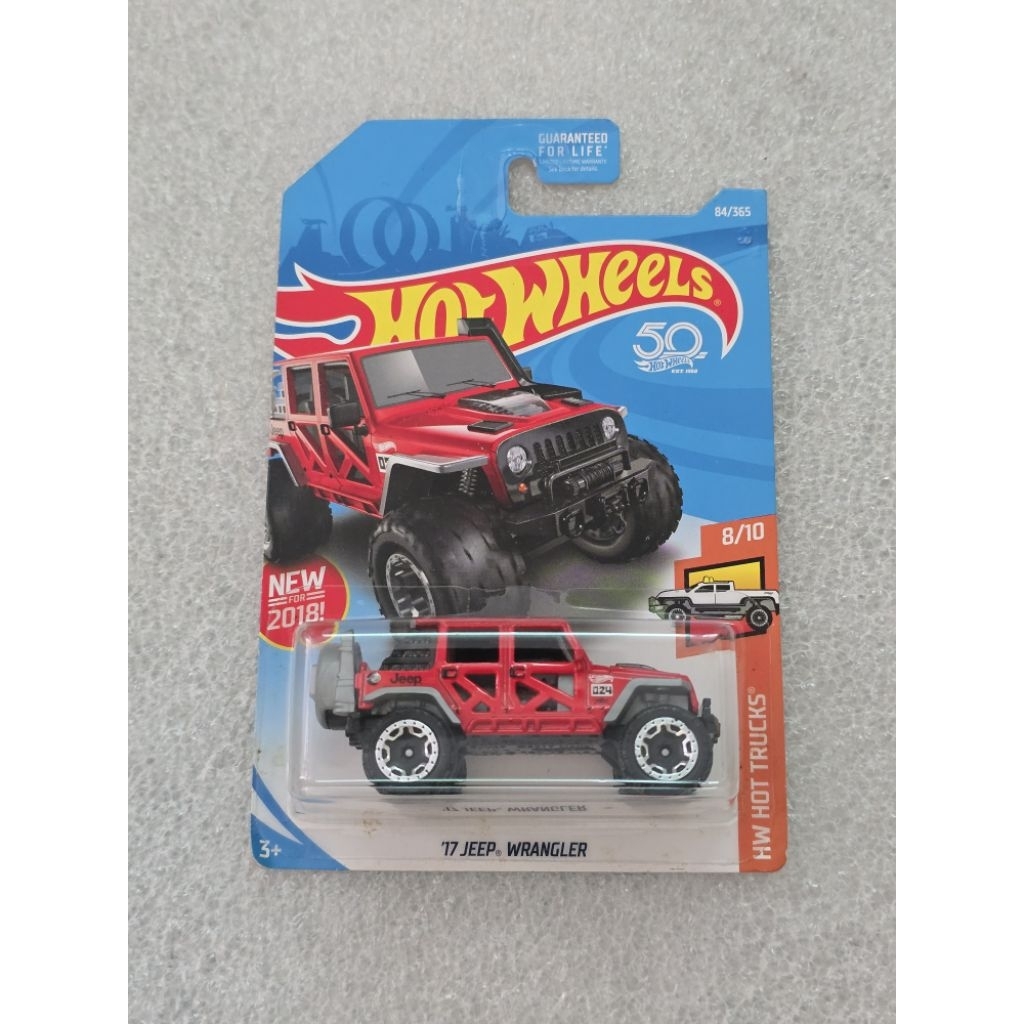 Hotwheels 17 jeep wrangler