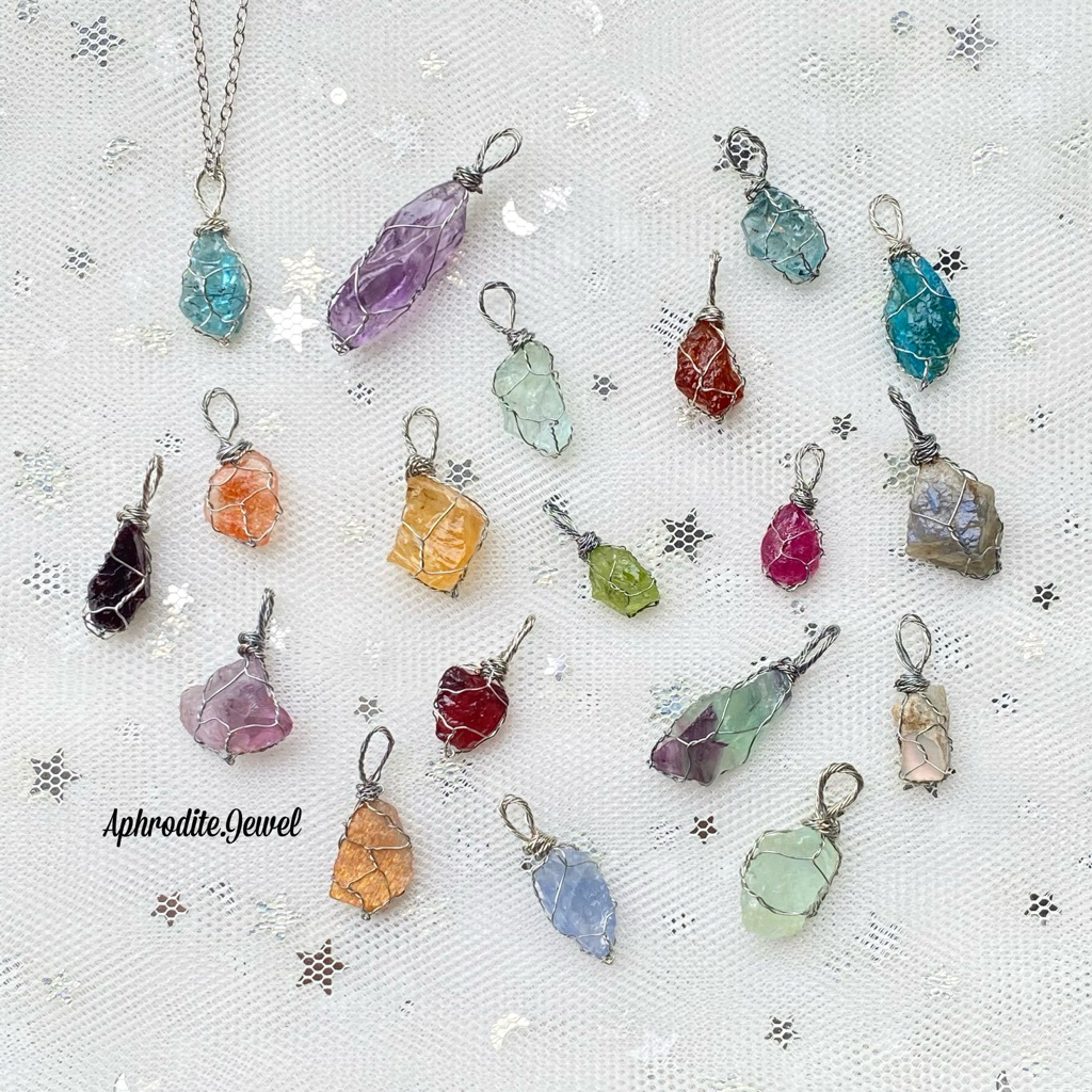 จี้หินแท้ พร้อมสร้อย Stone pendant อัพเดทใหม่