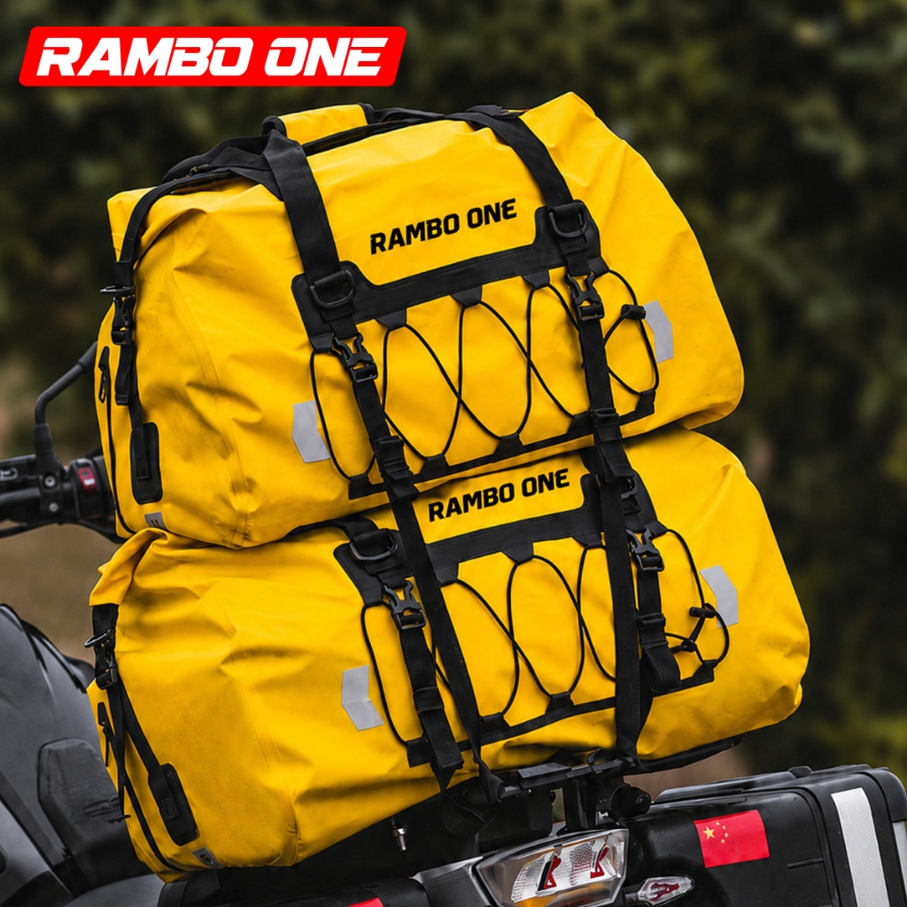 RAMBO ONE ใหม่ MB4 Waterproof Bag กระเป๋าเดินทาง กระเป๋าหลังมอเตอร์ไซค์กันน้ำ เอนกประสงค์ รูปที่ 6
