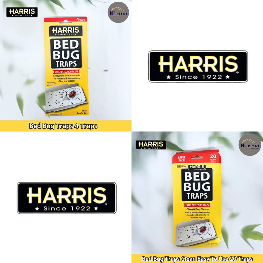 {Harris®} Bed Bug Traps กับดักกาว ดักแมลง