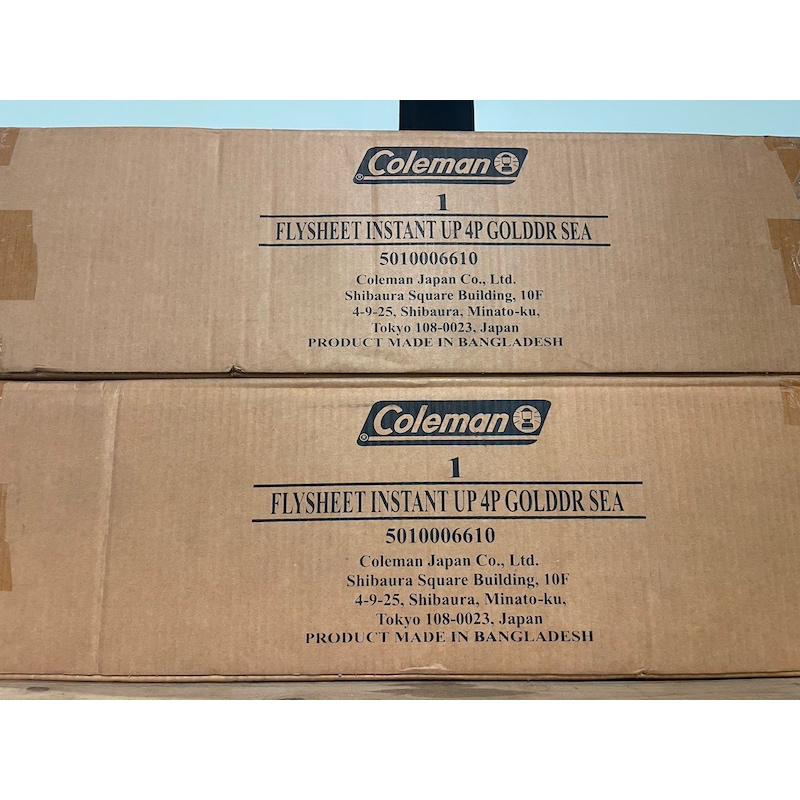 ฟรายชีท Flysheet coleman instant 4p gold dark room (ลดราคาล้างสต็อก สต็อกเก่า)