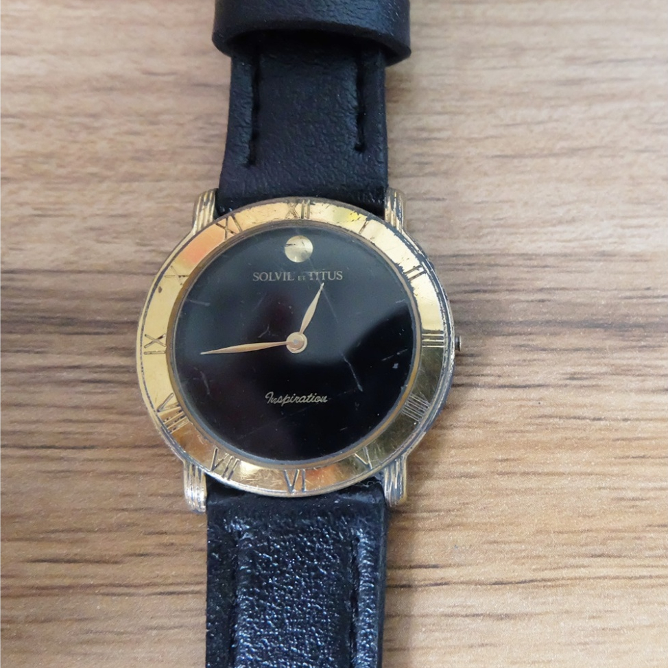 นาฬิกา Vintage Solvil Titus Watch Size 34mm สีทอง