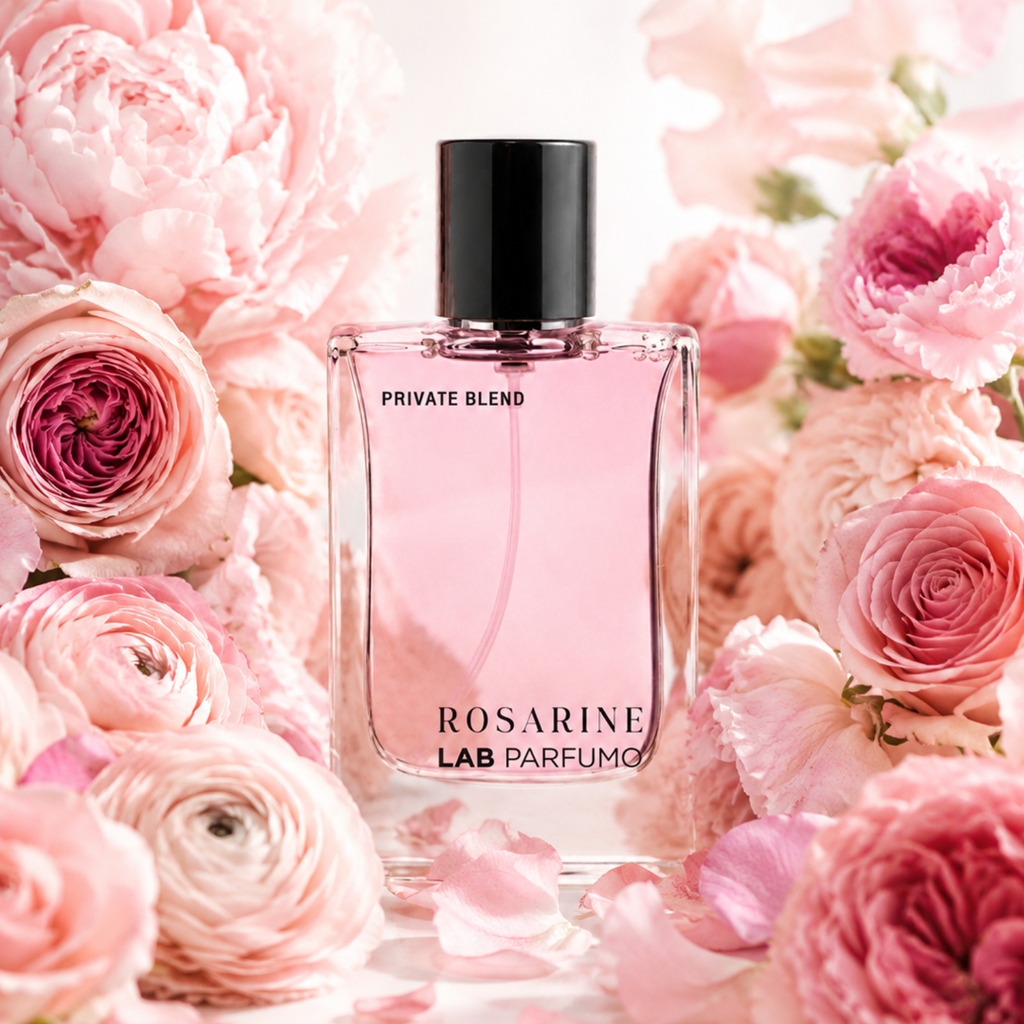 LAB PARFUMO Rosarine น้ำหอมสำหรับผู้หญิง ดอกไม้แป้งละมุนแห่งความสง่างาม
