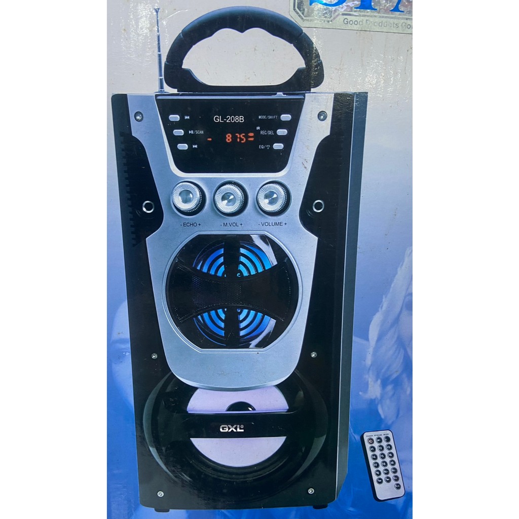 GXL GL-208B ลำโพง Active Speaker ลำโพงพกพา Bluetooth รองรับ USB / SD Card / FM